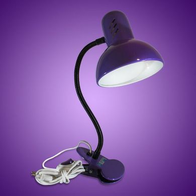 13 Лампа прищепка (фиолетовый)