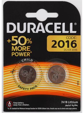 DCR2016-2 Duracell DL/CR 2016 (20шт/кор)