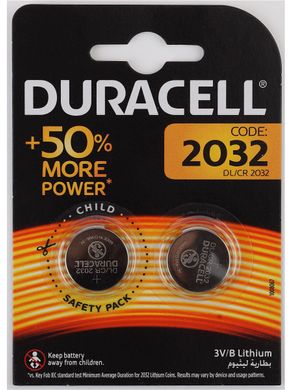 DCR2032-2 Duracell DL/CR 2032 (20шт/кор)