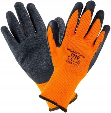 EN1020 Перчатки оранжевый\черный зима Urgent art.1020