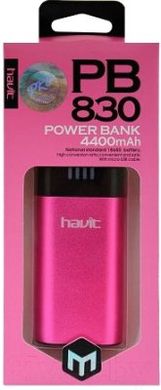 23934 Портативное зарядное устройство HAVIT HV-PB830 4400 mAh, pink, 1А
