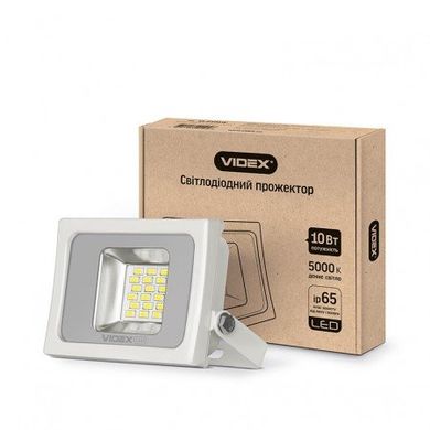 LED прожектор VIDEX 10W 5000K 220V White