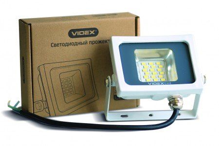 LED прожектор VIDEX 10W 5000K 220V White