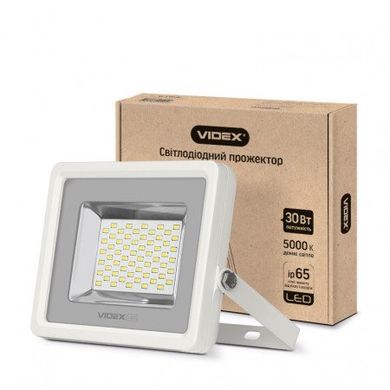 LED прожектор VIDEX 30W 5000K 220V White