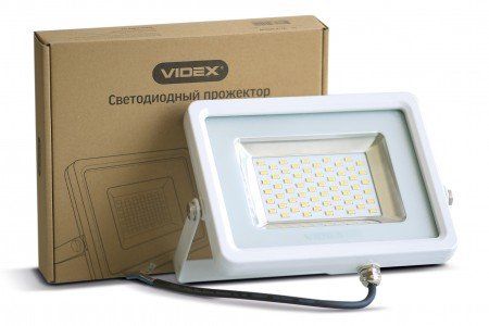 LED прожектор VIDEX 30W 5000K 220V White