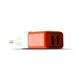 24106 USB зарядка HAVIT HV-UC309, white/orange, 2,1А